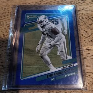 Donruss Emmanuel Ogbah Press Proof Card